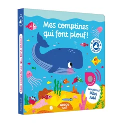 Livre sonore "Mes comptines qui font plouf !"