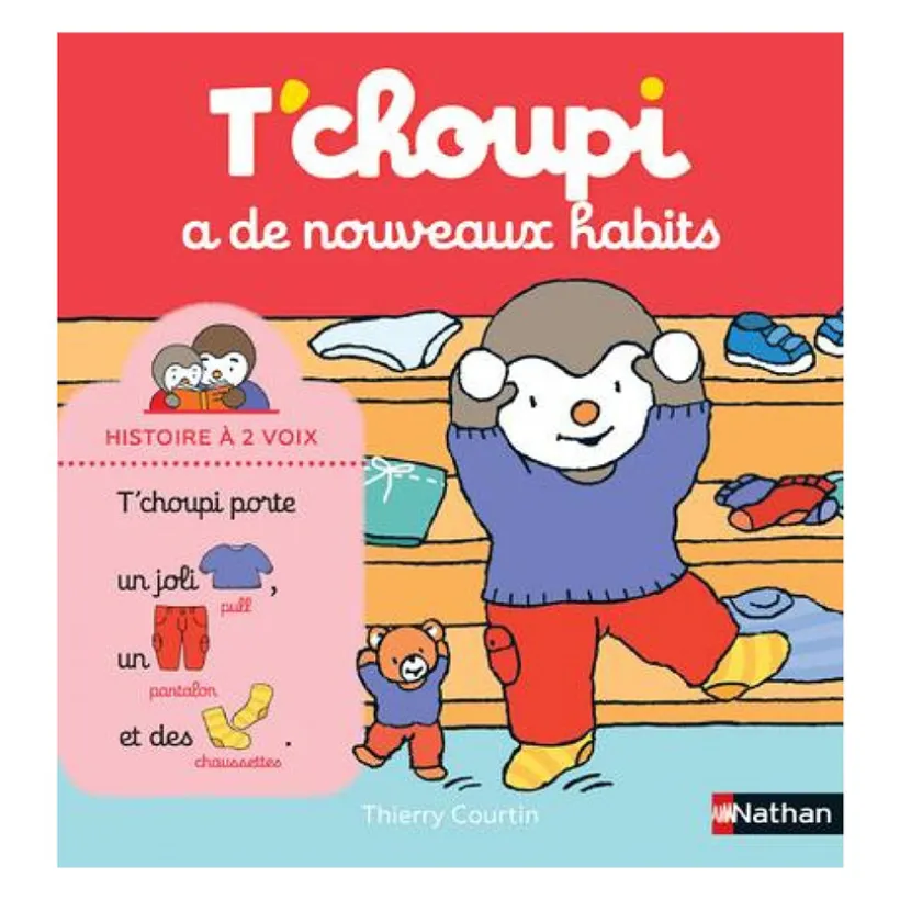 Livre T'choupi a de nouveaux habits