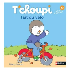 Livre T'Choupi fait du vélo