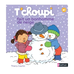 Livre "T'choupi fait un bonhomme de neige"