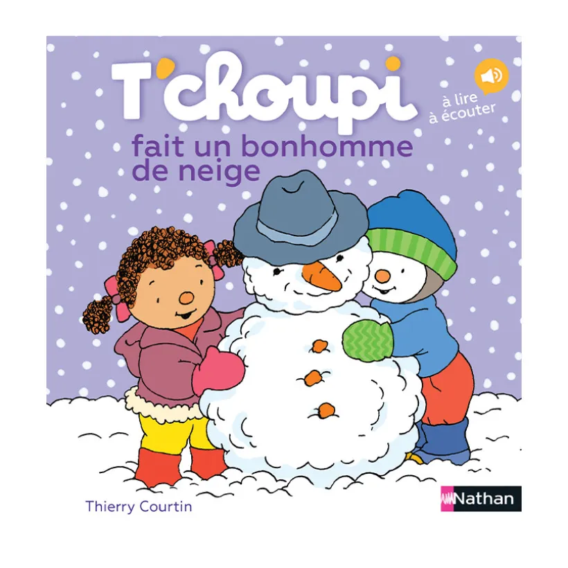Livre "T'choupi fait un bonhomme de neige"