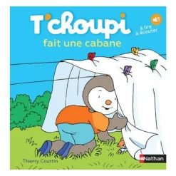 Livre T'Choupi fait une cabane