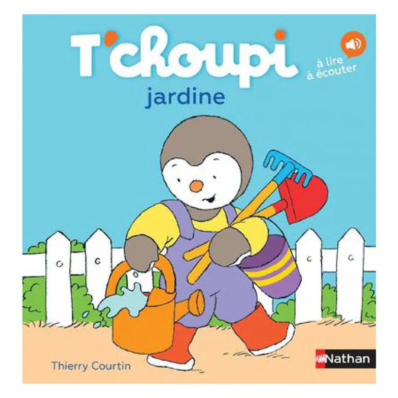 Livre T'Choupi jardine
