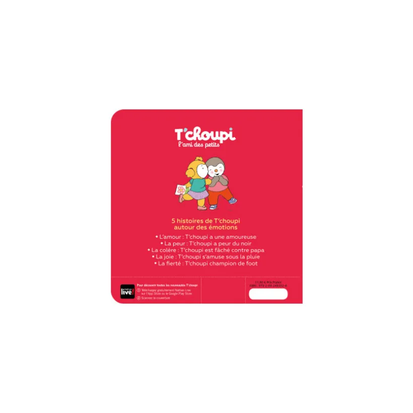Livre T'choupi à la découverte des émotions