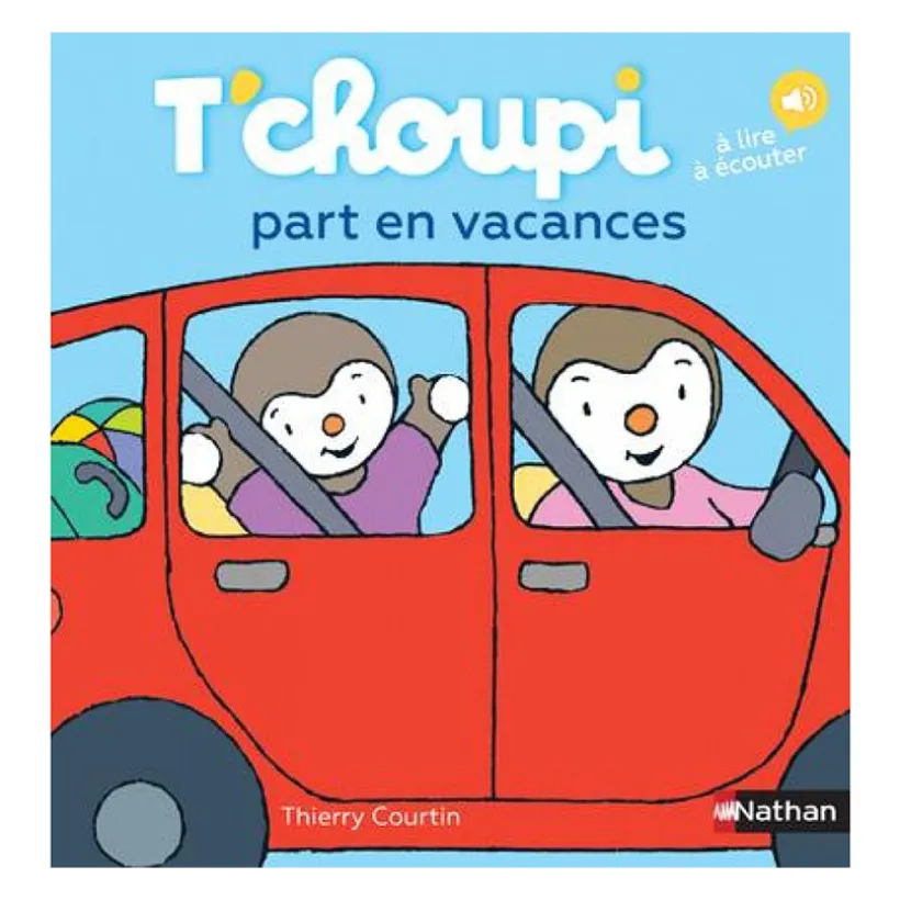 Livre T'choupi part en vacances
