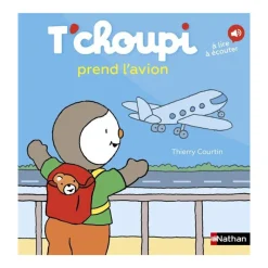 Livre T'Choupi prend l'avion