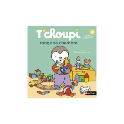 Livre T'choupi range sa chambre