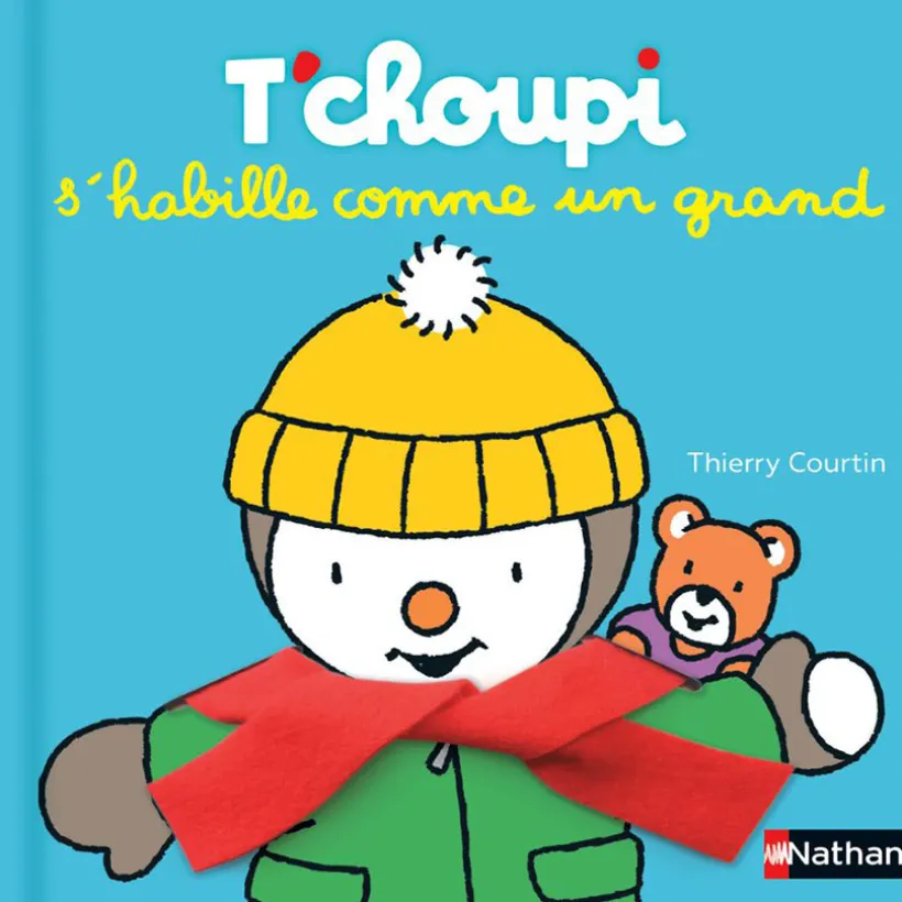 Livre T'choupi s'habille comme un grand