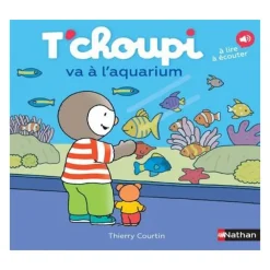 Livre T'Choupi va à l'aquarium