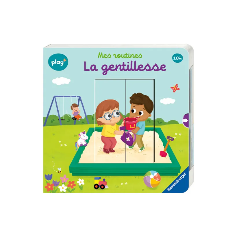 Livre à tirettes Mes routines - la gentillesse