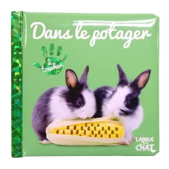 Livre à toucher Bébé touche-à-tout | Dans le potager