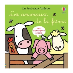 Livre à toucher "Les animaux de la ferme"