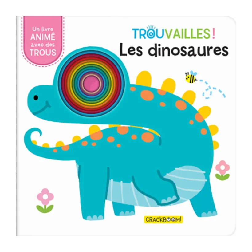 Livre à trous Les dinosaures
