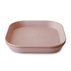 Lot de 2 assiettes carrées - Blush