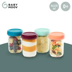 Lot de 4 Babybols en verre 220ml