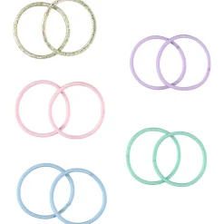 Lot de 6 barrettes + 10 élastiques pour fille