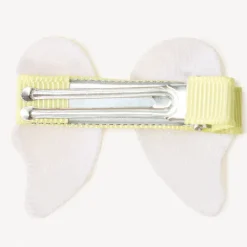Lot de 4 barrettes pailletées en forme de papillon pour fille