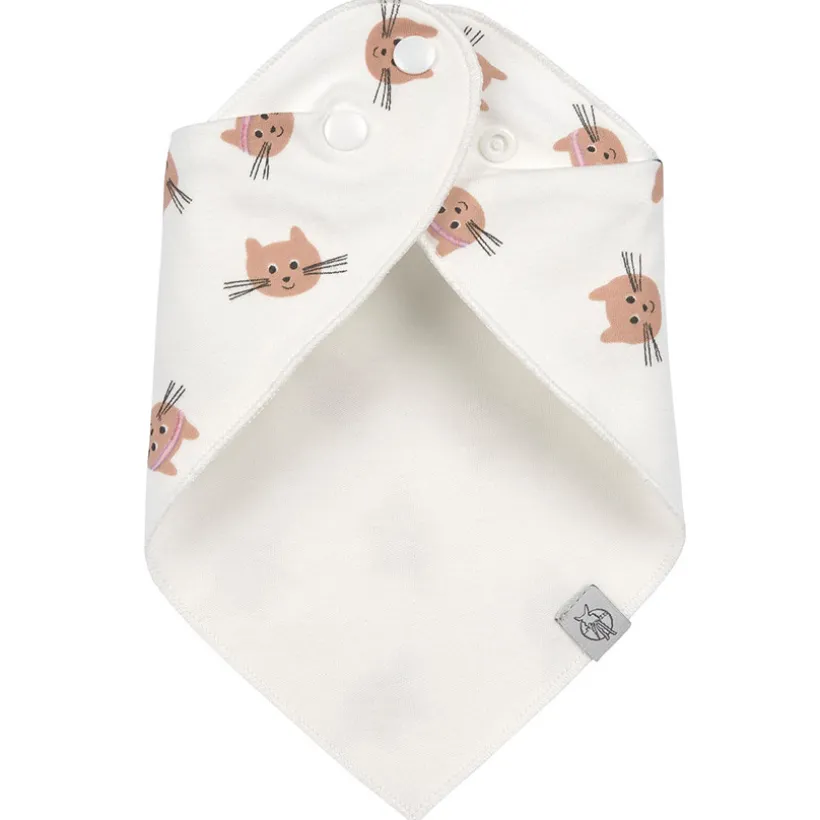 Lot de 2 bavoirs Bandana imperméable Tiny Team Cat