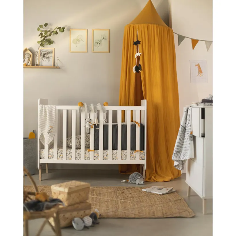 Lot de 2 bavoirs forme bandana imprimés thème forêt