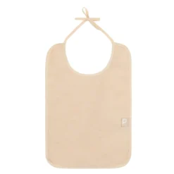 Lot de 7 bavoirs grand modèles - Beige