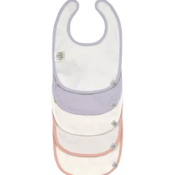 Lot de 5 bavoirs imperméable coton bio Tiny Team Chat