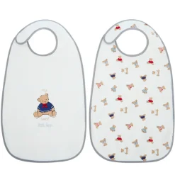 Lot de 2 bavoirs imperméables oursons