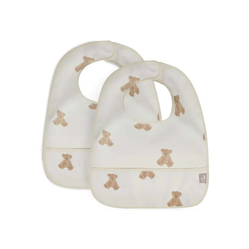 Lot de 2 bavoirs imperméables Teddy Bear