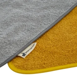 Lot de 3 bavoirs éponge à encolure élastiquée jaune