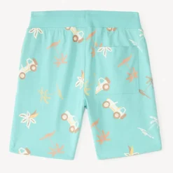Lot de 4 bermudas fantaisie en maille pour garçon