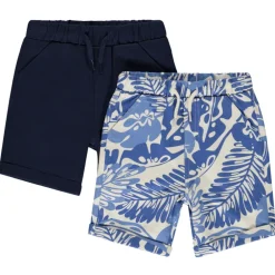 Lot de 2 bermudas molleton fantaisie pour bébé garçon