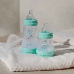 Lot de 2 biberon Easy Start anti-colique 260 ml menthe/coton