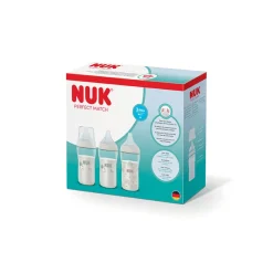 Lot de 3 biebron Perfect Match 260 ml taille M - Arc-en-Ciel / Mouton