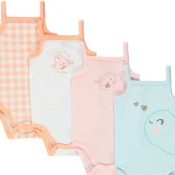Lot de 7 bodies débardeurs fantaisie pour bébé fille