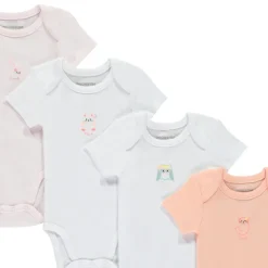 Lot de 7 bodies manches courtes Semaine pour bébé fille