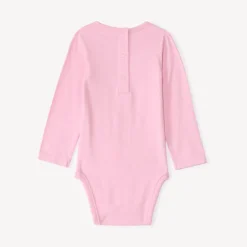 Lot de 3 bodies manches longues unis pour bébé fille