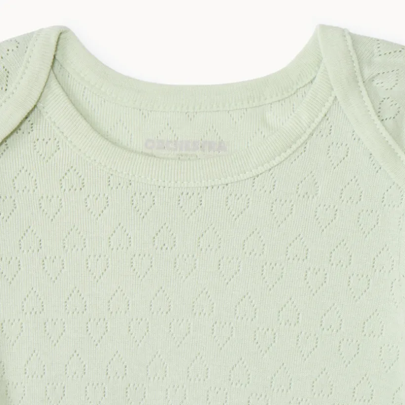 Lot de 7 bodies manches longues fantaisie pour bébé fille avec ouvertures différentes selon l'âge