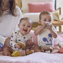 Lot de 7 bodies manches longues printés pour bébé