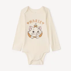 Lot de 7 bodies manches longues motifs Chouette pour bébé fille avec ouvertures différentes selon l'âge