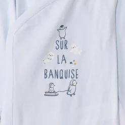 Lot de 7 bodies manches longues fantaisie pour bébé garçon avec ouvertures différentes selon l'âge