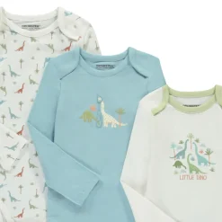 Lot de 5 bodies manches longues fantaisie pour bébé garçon avec ouvertures différentes selon l'âge