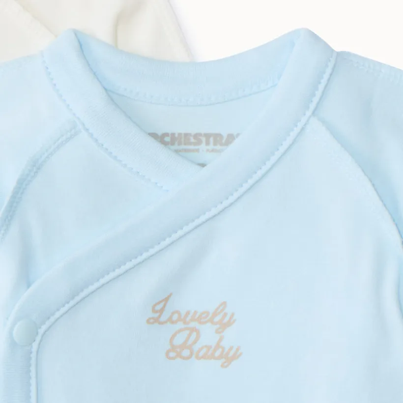 Lot de 5 bodies manches longues fantaisie pour bébé fille prématurée