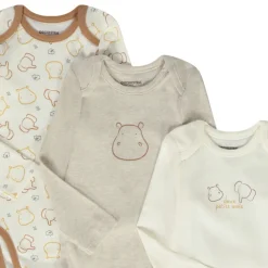 Lot de 7 bodies manches longues fantaisie pour bébé garçon