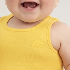 Lot de 3 bodies sans manches en coton pour bébé garçon à logo printé