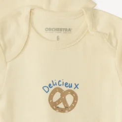 Lot de 7 bodies uni imprimé fantaisie pour bébé