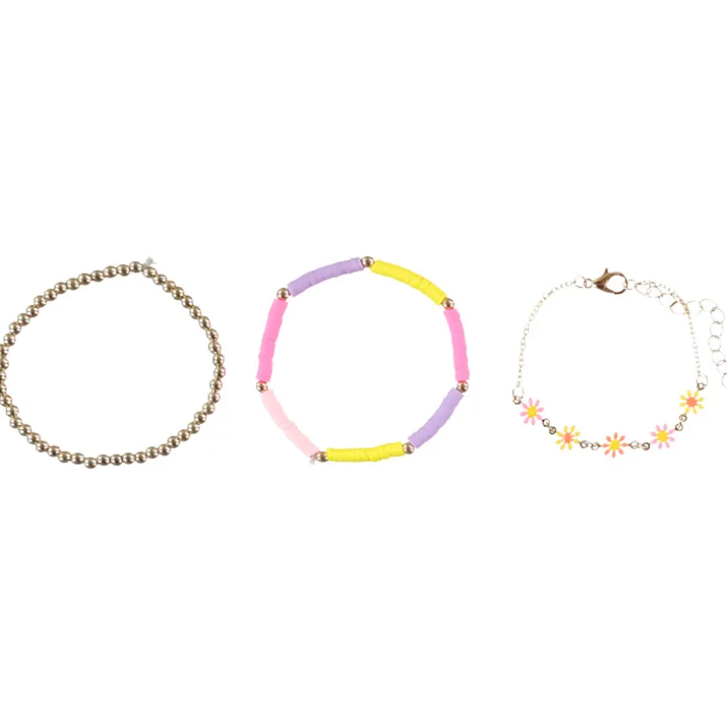 Lot de 3 bracelets fantaisie pour fille