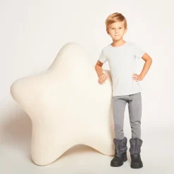 Lot de 2 caleçons longs unis pour garçon