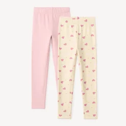 Lot de 2 caleçons molletonnés pour fille