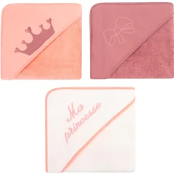 Lot de 3 capes de bain Princesse