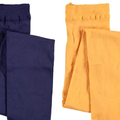 Lot de 2 collants fins unis pour fille