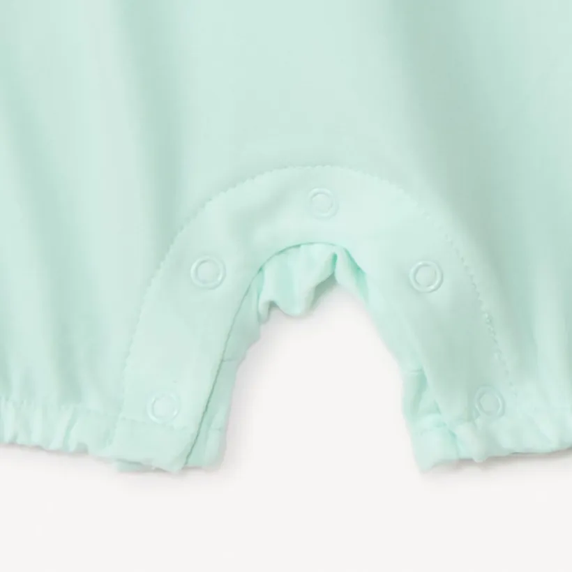 Lot de 2 combinaisons courtes motifs fleuris pour bébé fille